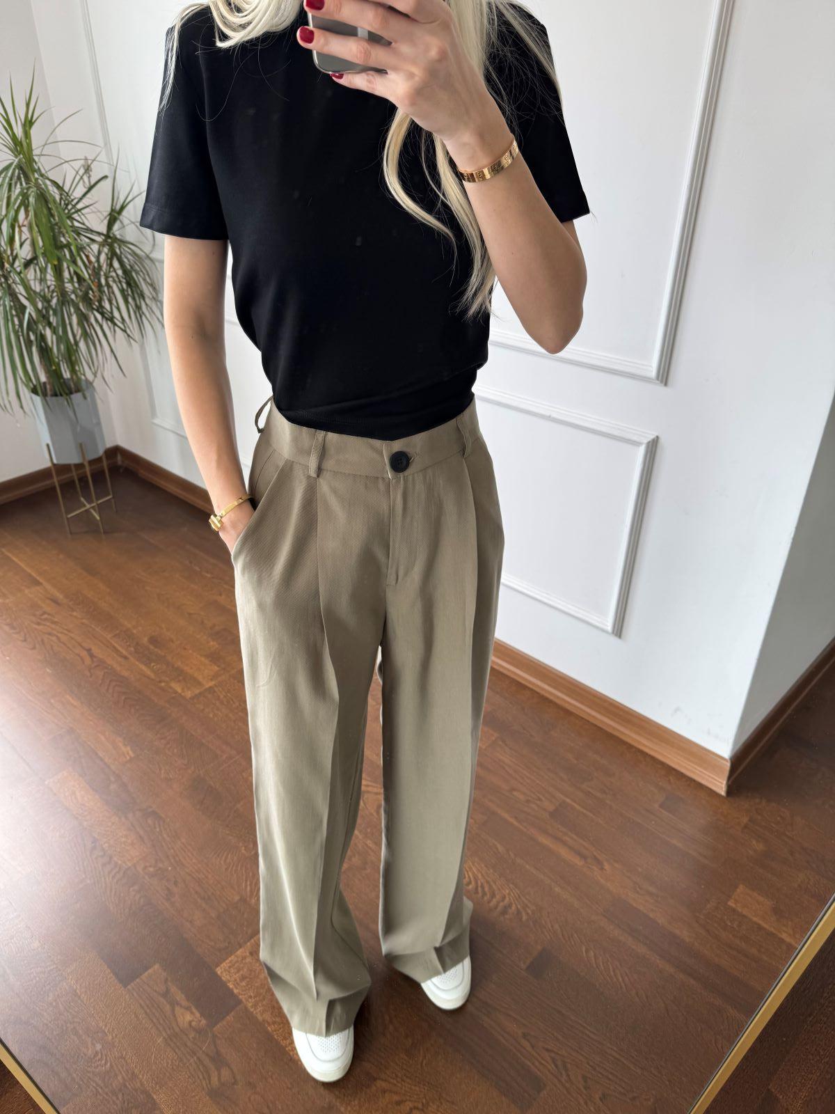 Haki Palazzo Pantolon