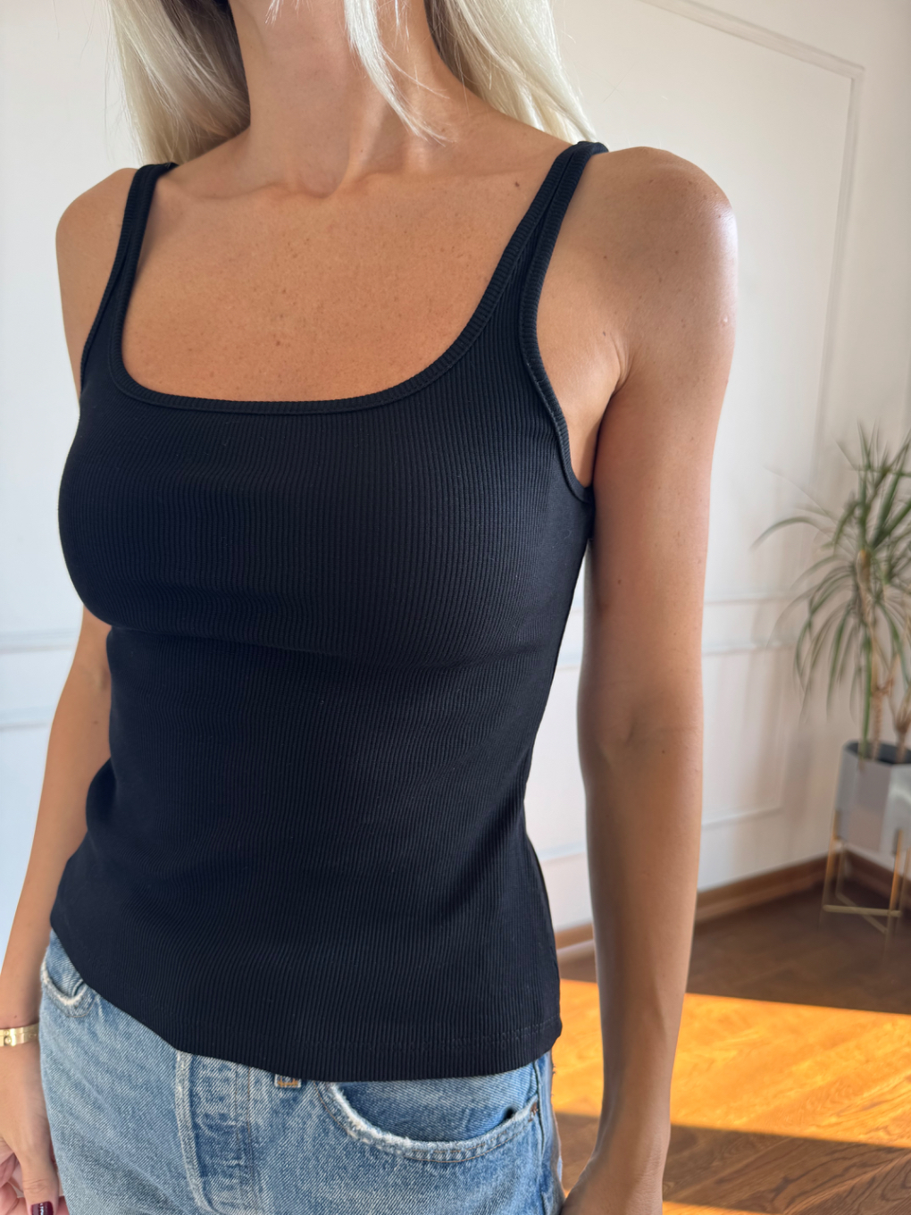 Fitilli Askılı Body Siyah