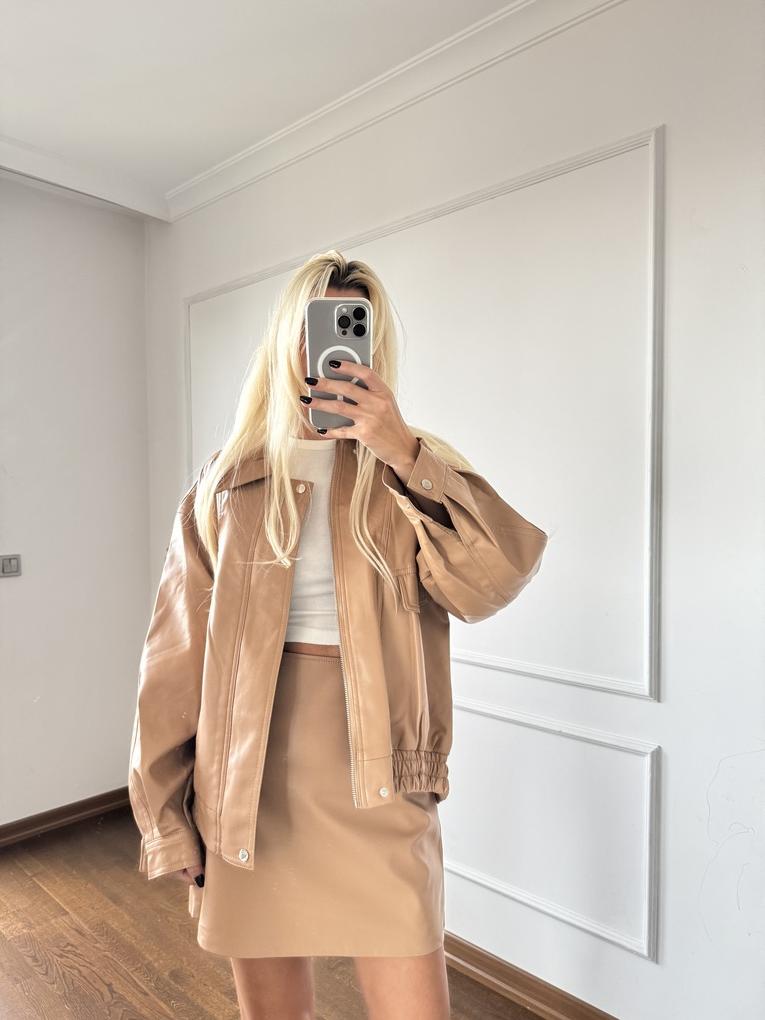 Ten Rengi Deri Ceket