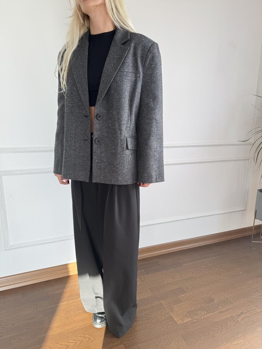 Oversize Antrasit  Ceket