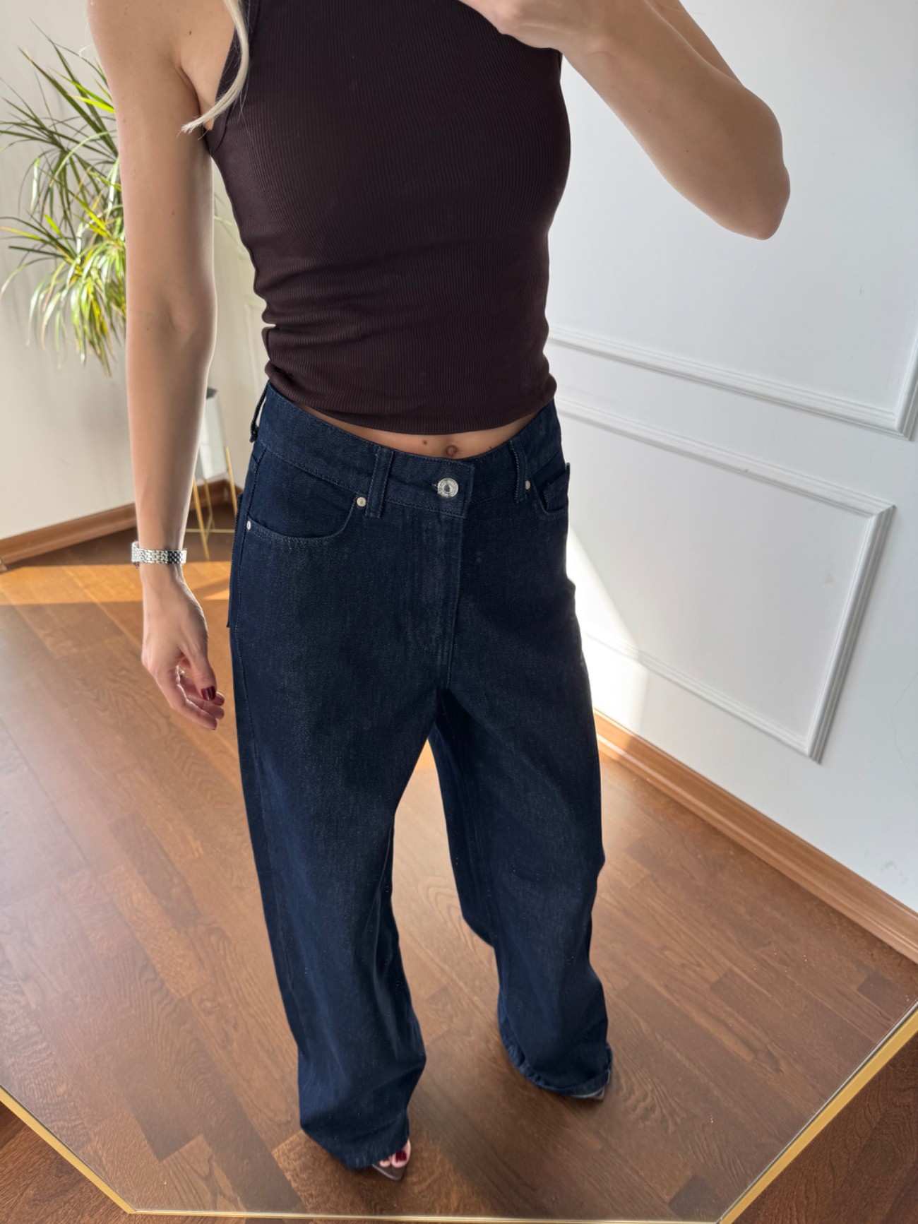 Lacivert Bol Paça Jean