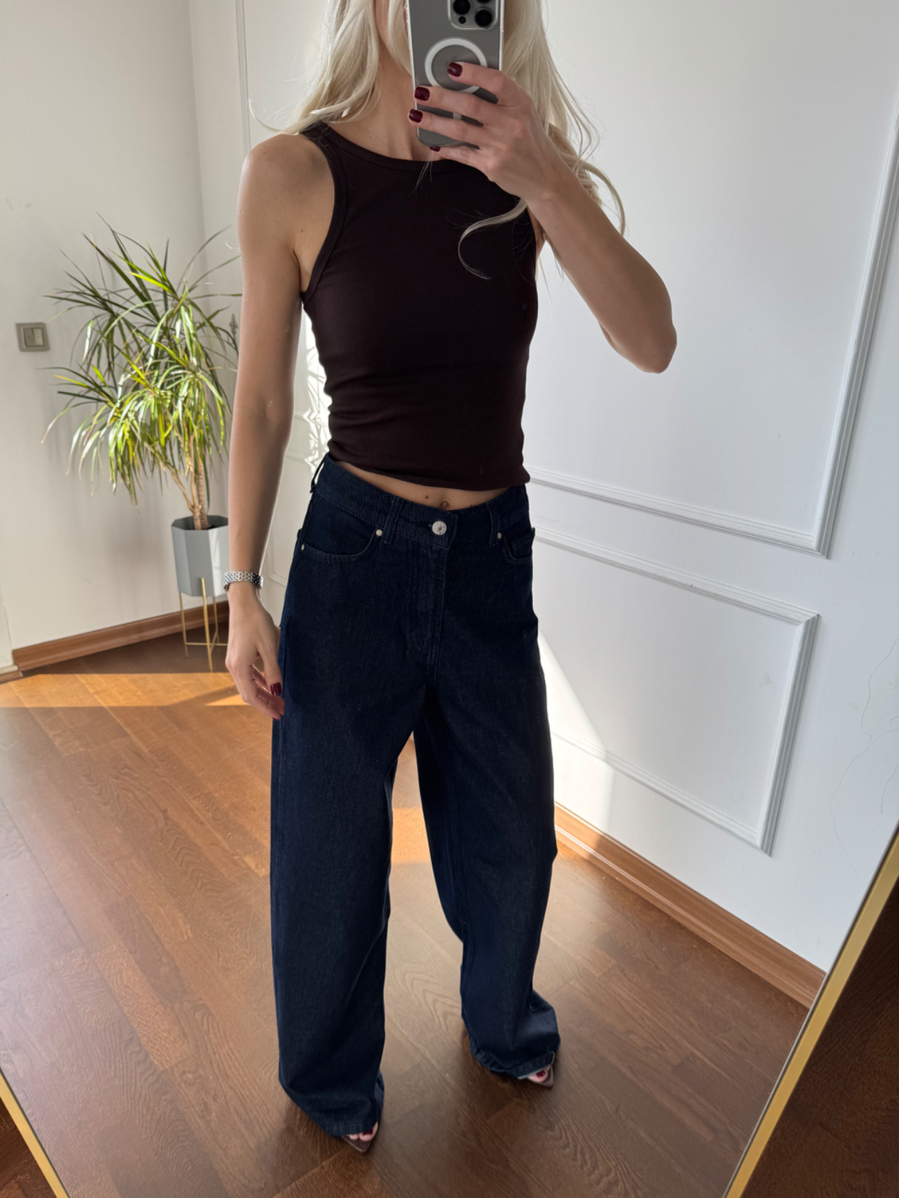 Lacivert Bol Paça Jean